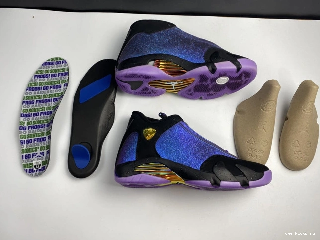 Chep Onekick CV2469-001 RETRO 14 AIR '' JORDAN DOERNBECHER 0816